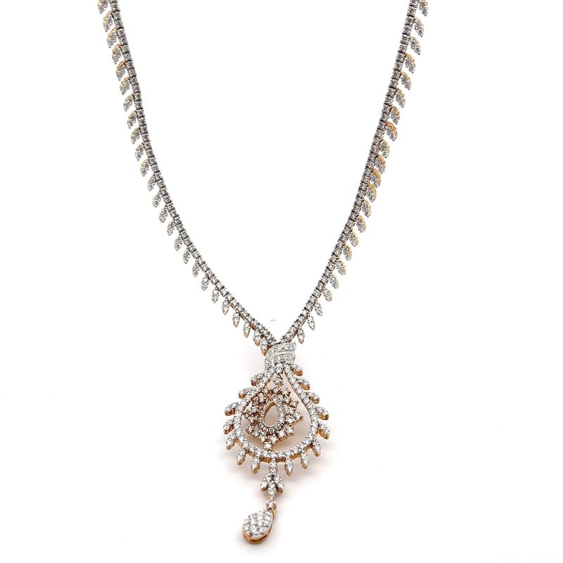 Gleaming Elegance Diamond Necklace