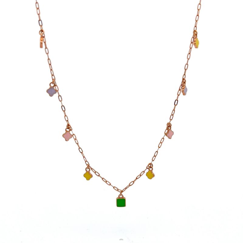 22k Charmed Delight Gold Necklace 