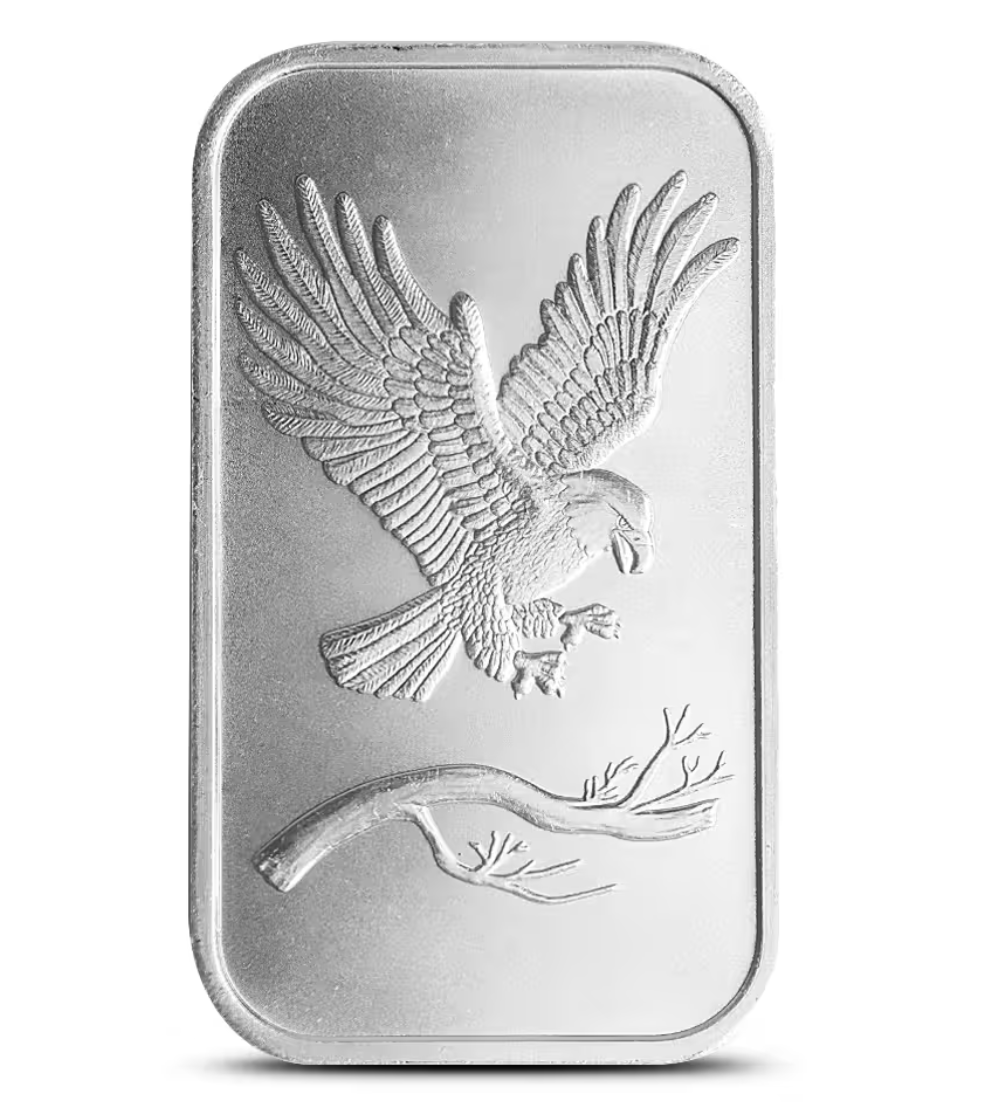 1 oz SilverTowne Eagle Silver Bar (New)