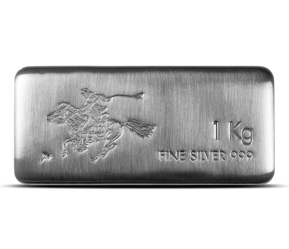 1 Kilo SilverTowne Pony Silver Bar (New)